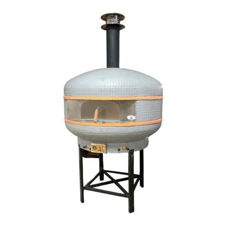 Wppo WPPO Professional Lava Digital Controlled Wood Fired Oven W/Convection Fan, 48in WKPM-D1200